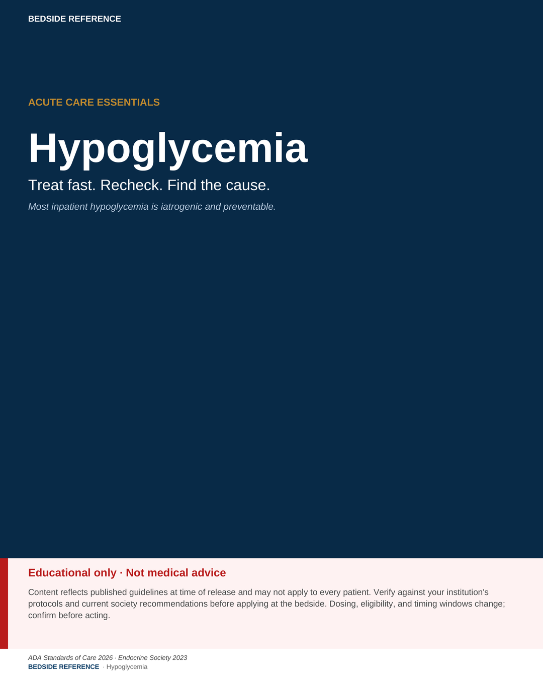 Hypoglycemia.